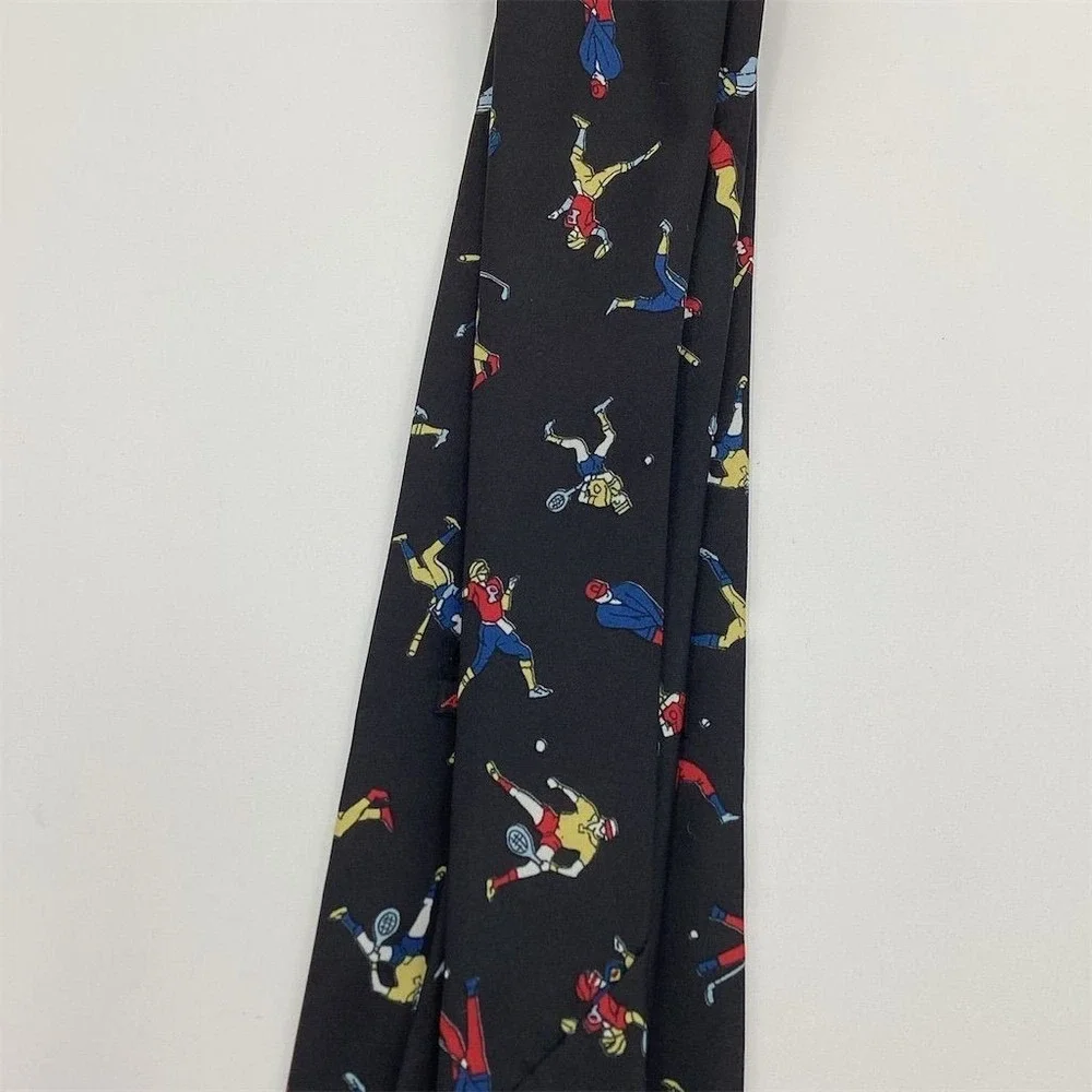 Neckwear Silk Tie‎ Multicolor Sports Design Men